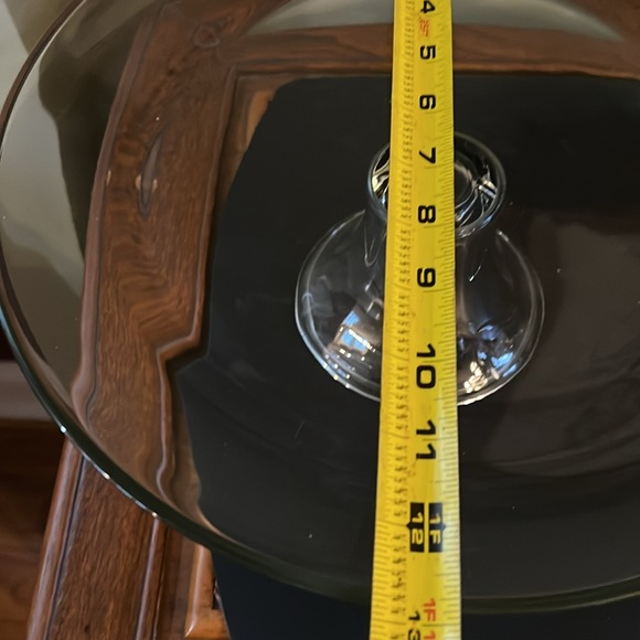 Beautiful crystal cake stand with cover Have loved for years - Picture 4 of 4